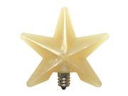 Vickie Jean s Creations 010146 3 Large Star Warm Glow Soft Tipped Silicone Candelabra Screw Base Light Bulb