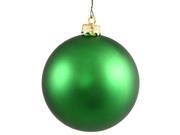 Vickerman 25027 4.75 Green Matte Ball Ornament