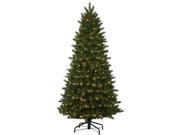 Vickerman 34406 10.5 x 74 Oregon Fir 1 200 Clear Lights Christmas Tree S130286
