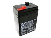 Hubbell 83051 6V 4.5Ah AGM Sealed Non Spillable Emergency Light Battery 0120255
