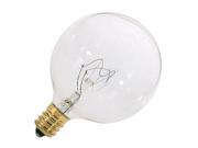 Satco 03931 60G16 1 2 A3931 G16 5 Decor Globe Light Bulb