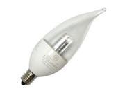 GE 68166 LED3DCAC C TP Candle LED Light Bulb