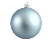 Vickerman 25104 6 Baby Blue Matte Ball Christmas Tree Ornament N591532MV