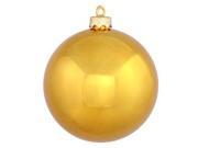 Vickerman 34817 2.75 Antique Gold Shiny Ball Christmas Tree Ornament 12 pack N590730DSV