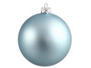 Vickerman 35354 10 Baby Blue Matte Ball Christmas Tree Ornament N592532DMV