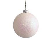 Vickerman 35146 8 White Sequin Ball Christmas Tree Ornament N592001DQ