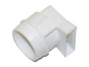 General 08838 T8 Right Angle White Fluorescent Light Bulb End Cap LH0358 T8 RT ANGLE WHT END CAP