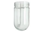 Westinghouse 81452 6 x 3.25 Threaded Clear Glass Jelly Jar for Outdoor Light Fixture 81452 VAPOR PROOF CLEAR 6X3.25TH 6 GLASS JELLY JAR