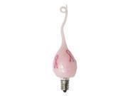 Vickie Jean s Creations 0141000 Breast Cancer Bulb Silicone Candelabra Screw Base Light Bulb