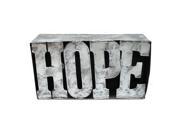 12 x 6.25 Metal Lighted HOPE Letters Roman Yard Art 53072