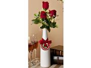Gerson 37241 17.5 TRIPLE ROSE BUD AND BABYS BREATH LIGHTED ARRANGEMENT Battery Operated Lighted Blossoms and Flowers