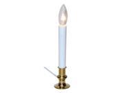 Gerson 03409 C9 Candelabra Screw Base Clear Light Candle