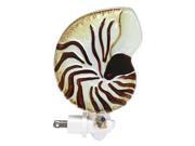 Gerson 058513 6.3 Shell Night Light ELECTRIC FUSED GLASS SHELL NIGHT LIGHT