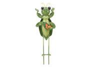 Regal Art Gift 10302 18.25 x 6 Metal Leaf Bug Stake