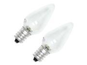 Sylvania 78563 LED1C7C 856 2PK Night Light Bulb