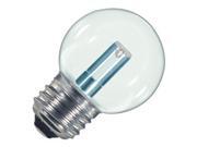 Satco 09158 1.4W G16 1 2 CL LED 120V CD Globe LED Light Bulb
