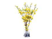 Vickerman 320389 Yellow Blossom Acryllic Water F12141 Home Office Floral Arrangements