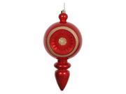 Vickerman 388716 15.75 Red Candy Diamond Finial Christmas Tree Ornament N152803DCV