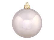 Vickerman 393024 2.4 Champagne Shiny Ball Christmas Tree Ornament 24 pack N590638DSV