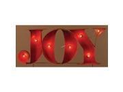 Roman 52067 45 x 18.4 C7 Lighted Joy Sign