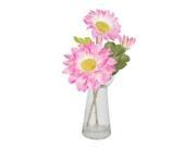 Vickerman 397732 9 Pink Gerbera Daisy Vase F14008 Home Office Floral Arrangements