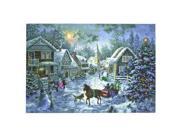 Gerson 261401 23.6 x 15.75 x 1 Horse Sleigh Battery Operated LED Lighted Canvas Batteries Not Included