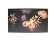 Ohio Wholesale 38692 32 x 18 x .75 Fireworks Display Battery Operated LED Lighted Canvas Batteries Not Included