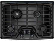 30 Gas Cooktop with 4 Sealed Burners Min 2 Max Burner Continuous Grates and ADA Compliant Black