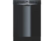 Full Console Dishwasher with 14 Place Settings 6 Wash Cycles 2 Options Sanitize Option Delay Start Adjustable Upper Rack and 50 dBA Black