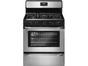 30 standing Gas Range with 5 Sealed Burners Quick Boil Burner Extra Zone Center Burner 4.2 cu. ft. Oven Capacity Manual Clean Oven Ready Select Controls a