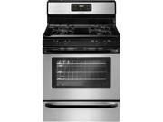 30 standing Gas Range with 4 Sealed Burners Quick Boil Burner Low Simmer Burner 5.0 cu. ft. Capacity Ready Select Controls and Storage Drawer Stainless St