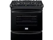 30 Slide in Gas Range with 4 Sealed Burners 4.5 cu. ft. True Convection Oven Self Clean Auto Shut Off Quick Preheat Temperature Probe and Storage Drawer