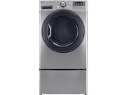 27 Front Load Electric Dryer with 7.4 cu. ft. Capacity 12 Dry Cycles 10 Options Steam Dry Sensor Dry System NFC Tag On and Alcosta Steel Drum Graphite St