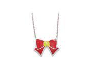 Necklace Glitter Ribbon Sailor Moon anime cosplay accessory [Sparkle Red] GE Animation