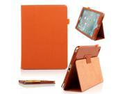 For Apple iPad 5 Air Magnetic PU Leather Folio Stand Case Cover Stylus Holder Orange