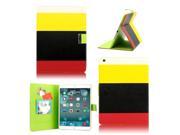 Multi Color Yellow Black Wallet PU Leather Card Holder Magnetic Flip Cover Case for Apple iPad 5 Air
