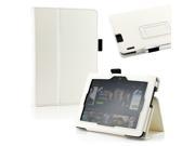 GEARONIC ™ PU Leather Folio Flip Magnetic Case Cover Stand for 2013 Kindle Fire HDX 7 White