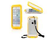Gearonic ™ Waterproof and Shockproof Dirt Proof Snow Proof Durable Case Cover Shell for Apple iPhone 5 5S 4 4S Yellow