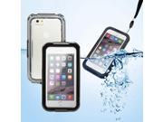 GEARONIC TM Waterproof Shockproof Dirt Snow Proof Durable Touch Screen Case Cover for Apple 4.7 iPhone 6 Black