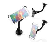 GEARONIC TM 360 Rotating Suction Cup Car Stand Mount Windshield holder for Samsung Galaxy S5 SV i9600