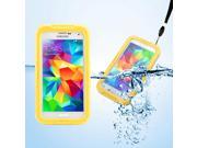 GEARONIC TM Waterproof Shockproof Dirt Snow Proof Durable Case Cover for Samsung Galaxy GALAXY S5 SV i9600 Yellow