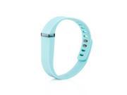 Replacement Smart Wrist TPU Watch Band Case w Clasp For FITBIT FLEX Bracelet Devices Teal Blue