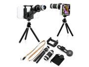 GEARONIC TM Binocular Telescope Camera Zoom Lens with Tripod Stand Holder for iPhone 4G 4S 5 5S 6 6 Plus
