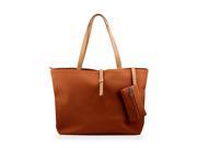 Korean Lady Ladies Women PU Leather Messenger Hobo Shoulder Handbag Shoulder Bag Tote Purse Brown