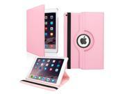 GEARONIC TM 2014 Apple iPad Air 2 360 Degree Rotating Stand Cover PU Leather Swivel Case Pink