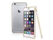GEARONIC TM Luxury Metal Aluminum Alloy Bumper Hard Frame Shell Case Cover for Apple iPhone 6 Plus 5.5 Gold