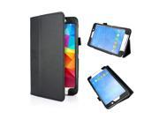 GEARONIC TM PU Leather Folio For Samsung Galaxy Tab 4 Filp Case Stand Cover 7 7.0 7 inch T230 Black