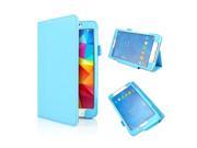GEARONIC TM PU Leather Folio For Samsung Galaxy Tab 4 Filp Case Stand Cover 7 7.0 7 inch T230 Light Blue