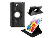 GEARONIC TM 360 Rotating PU Leather Stand Case Cover for Samsung Galaxy Tab 4 7 T230 7.0 7 inch Black