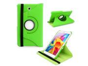 GEARONIC TM 360 Rotating PU Leather Stand Case Cover for Samsung Galaxy Tab 4 7 T230 7.0 7 inch Green